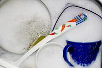 Sproglig forudsætning: Tager du opvasken før eller efter du har været nede med skrald (foto: TMorgan/Photoxpress)